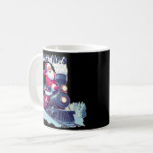 Mug Père Noël dans un train (Devant gauche)