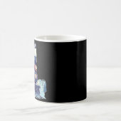 Mug Père Noël dans un train (Centre)