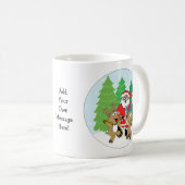 Mug Père Noël de couleur (Devant droit)