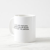 Mug Père Noël de musardise (Devant gauche)