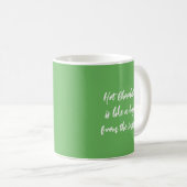 Mug Père Noël de Noël buvant du chocolat chaud (Devant droit)