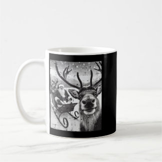 Mug Père Noël de Noël Renne Selfie Drôle Xmas Hommes