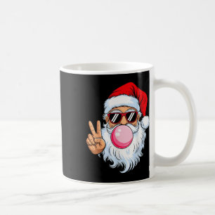 Mug Père Noël de Noël vintage visage drôle à l'ancienn