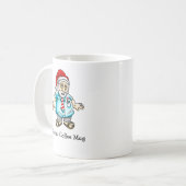 Mug Père Noël décontracté en sandales (Devant gauche)