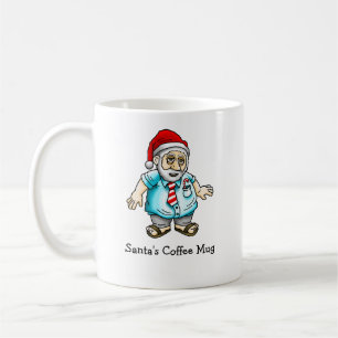 Mug Père Noël décontracté en sandales