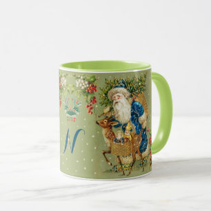 Mug PÈRE NOËL, DEER, CADEAUX DE NOËL EN MONogramme DE