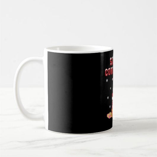 Mug Père Noël descend le Chemin (Gauche)