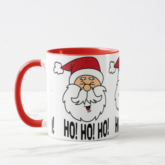MUG **PÈRE NOËL DIT HO HO HO** FUN NOËL (Gauche)