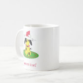 Mug père Noël doggy - personnalisation (Devant gauche)