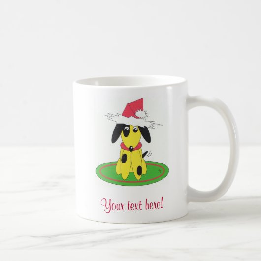Mug père Noël doggy - personnalisation (Droite)