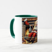 Mug Père Noël dort Noël (Devant gauche)