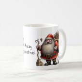 Mug Père Noël du Père Noël avec son sac de jouets (Devant droit)