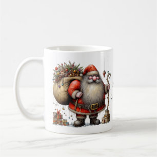 Mug Père Noël du Père Noël avec son sac de jouets