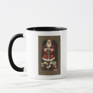 Mug Père Noël empilement de farce avec Nutcracker