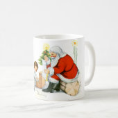 Mug Père Noël, enfants et jouets (Devant droit)