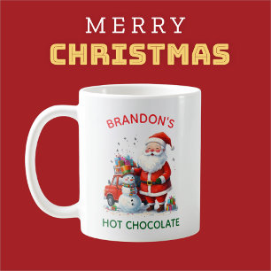 Mug Père Noël Enfants Festif Noël mignon Snowman