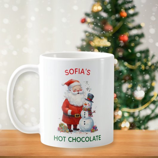Mug Père Noël Enfants Festif Noël mignon Snowman