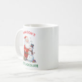 Mug Père Noël Enfants Festif Noël mignon Snowman (Devant gauche)