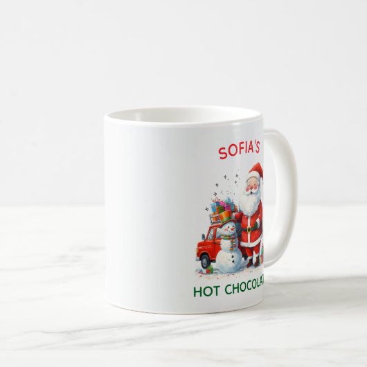 Mug Père Noël Enfants Festif Noël mignon Snowman (Devant droit)