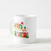 Mug père Noël enseignant préféré.cadeau d'enseignant p (Devant gauche)
