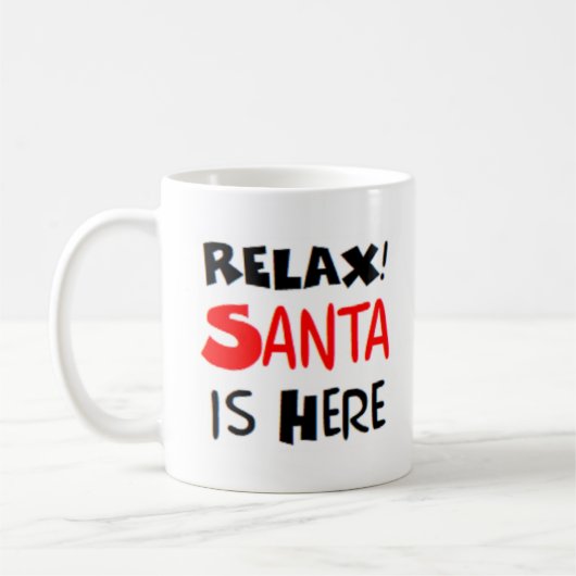 Mug père Noël est ici (Gauche)