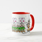 Mug Père Noël Est Notre Héros ! (Devant droit)