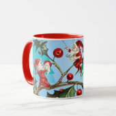 Mug Père Noël et elfes se préparent ! (Devant gauche)