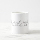 Mug Père Noël et les morceaux de renne (Centre)