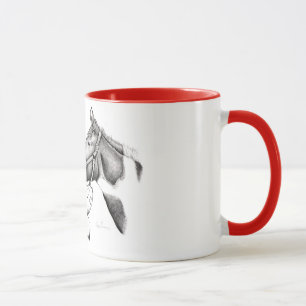 Mug Père Noël et Paint Horse pour Noël