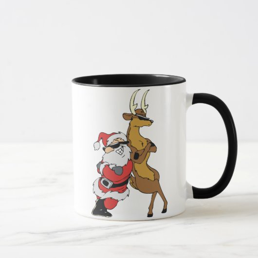 Mug père Noël et Raindeer (Droite)