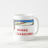 Mug Père Noël et Reindeer (Devant droit)