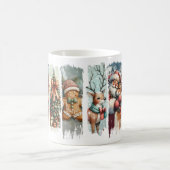 Mug Père Noël et rennes Noël le et les cookies (Centre)