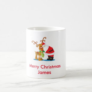 Mug Père Noël et Rudolph