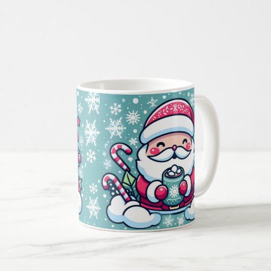 Mug Père Noël Et Son Cocoa (Devant droit)