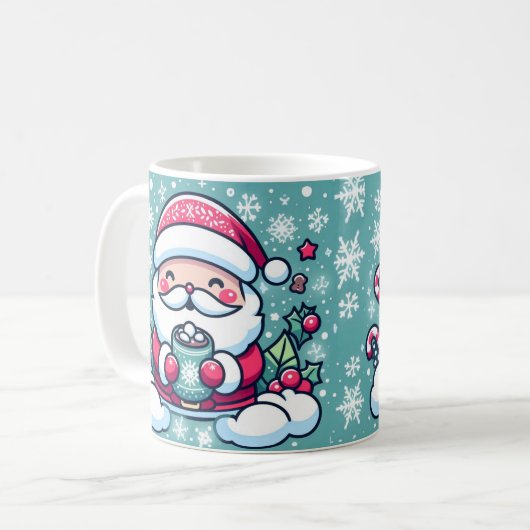 Mug Père Noël Et Son Cocoa (Devant gauche)