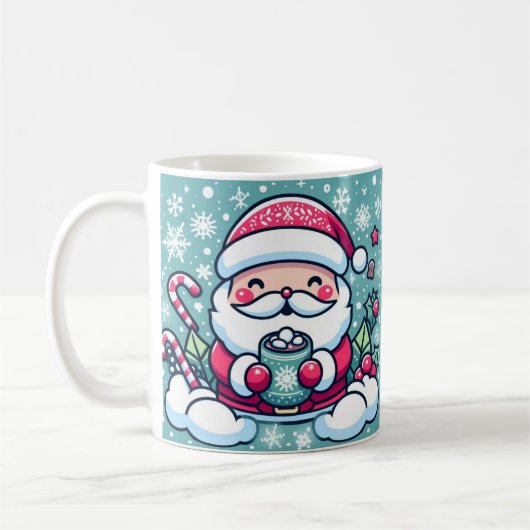 Mug Père Noël Et Son Cocoa (Gauche)