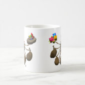Mug Père Noël Étrange Creeper Avec Pleins Mains (Centre)