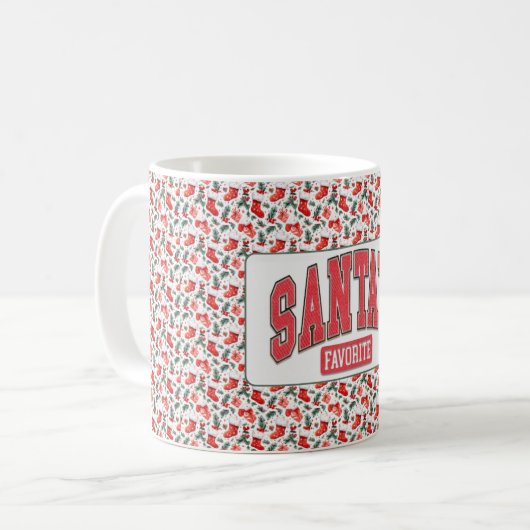Mug Père Noël favori (Devant gauche)