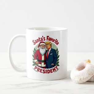Mug Père Noël Favori du président Trump Noël