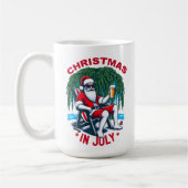 Mug Père Noël festive se détendre avec une pause froid (Gauche)