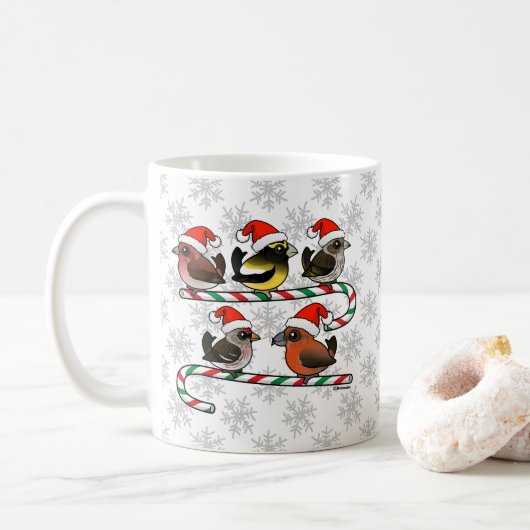 Mug Père Noël Finches (Avec donut)