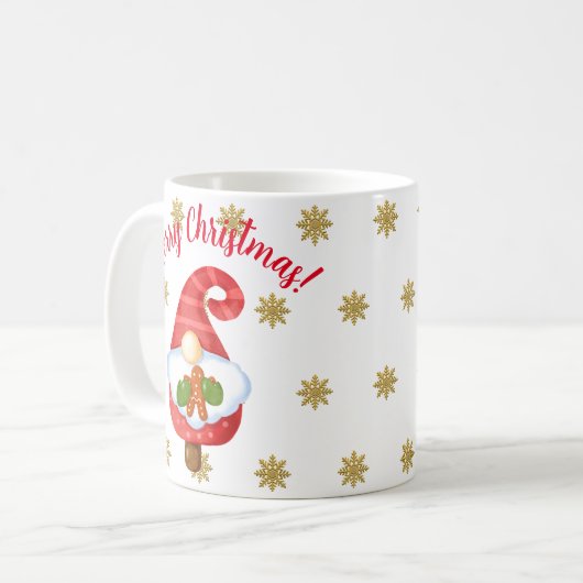 Mug Père Noël Gnome (Devant gauche)