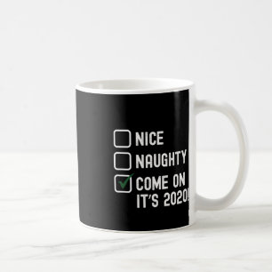 Mug Père Noël Good Bad Naughty Nice Christmas Funny - 