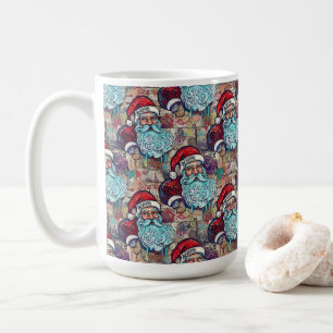 Mug Père Noël graffiti