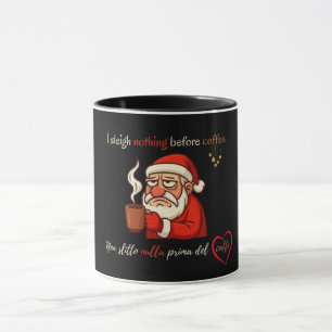 Mug Père Noël grincheux Humeur Caffè
