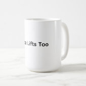 Mug Père Noël Gym de Noël (Devant droit)