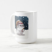 Mug Père Noël hamster (Devant gauche)