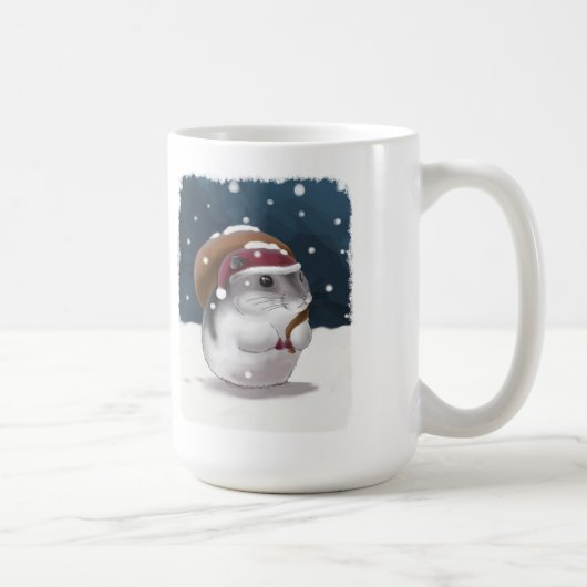 Mug Père Noël hamster (Droite)