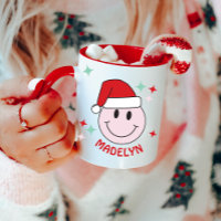Père Noël Happy Face Personnalisé
