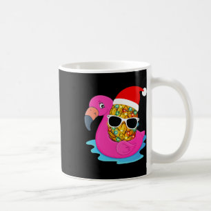 Mug Père Noël Hawaïen Noël En Juillet Flamant Rose Pin